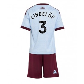 Dětské fotbalový komplet Aston Villa Victor Lindelof #3 Tretí košile 2026-27 Krátkým Rukávem
